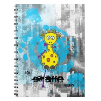 Cool Giraffe Notebook = personalized
