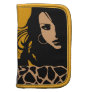Cool Girl Giraffe Fashion Designer Folio (yellow) Organizers