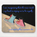 Cool Girl Mousepad by TwinkleYourToes Cool Girl Mousepad