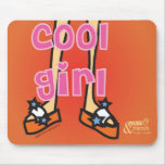 cool girl mousepad