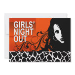 Cool Girls Night Out Party Personalized Announcements