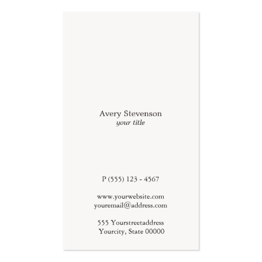 Cool Gold and Aqua Striped Modern *NOT REAL FOIL Business Card Templates (back side)