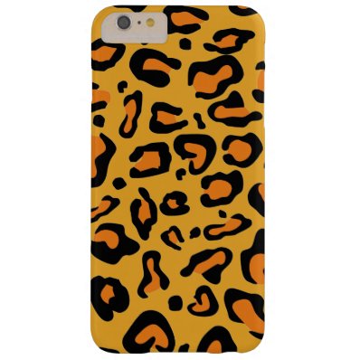 Cool Gold Leopard Print Barely There iPhone 6 Plus Case