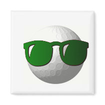Cool Golf Ball Design Magnet