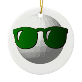 Cool Golf Ball Ornament ornament