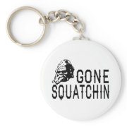 COOL Gone Squatchin Squatch n' Shades keychain