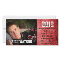 Cool Graduation Announcement Photo Card