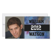 Cool Graduation Announcement Photo Greeting Card