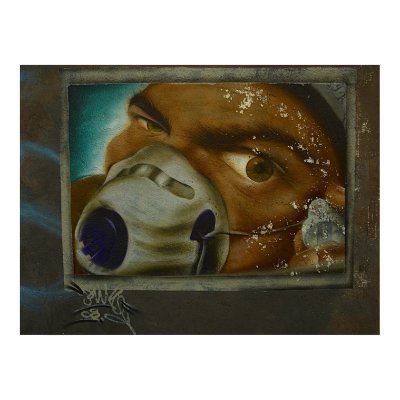 Cool Graffiti Face with mask Posters by OutOfLimits