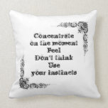 Cool great simple wisdom philosophy tao sentence pillow