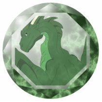 Cool Green And Green Dragon Gem photo sculptures by mydeas Cool Green And Green Dragon Gem photo sculptures