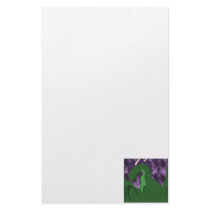 Cool Green And Purple Dragon stationery