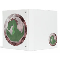 Cool Green And Red Dragon Gem binders by mydeas Cool Green And Red Dragon Gem binders