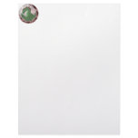 Cool Green And Red Dragon Gem Custom Letterhead