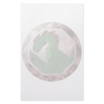 Cool Green And Red Dragon Gem stationery by mydeas Cool Green And Red Dragon Gem stationery