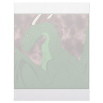 Cool Green And Red Dragon letterhead