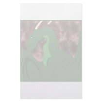 Cool Green And Red Dragon stationery by mydeas Cool Green And Red Dragon stationery