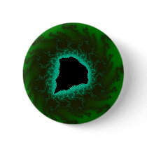 Cool Green Mandelbrot buttons by cazzandra Cool Green Mandelbrot buttons