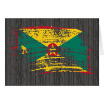 Cool Grenadian flag design Card