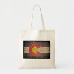 Cool Grunge Colorado Flag Tote Bag