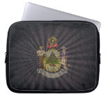 Cool Grunge Maine Flag Laptop Sleeves