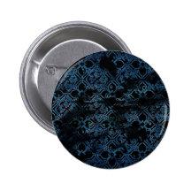 Cool Grunge Medieval Print Buttons