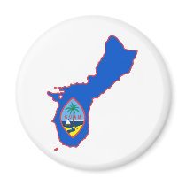 Cool Guam Refrigerator Magnet