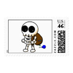 Cool Halloween Skeleton Stamps