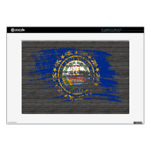 Cool Hampshirite flag design Laptop Skin