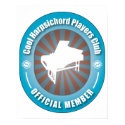 Cool Harpsichord Players Club posters