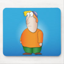 Cool Hebrew jewish boy mousepad
