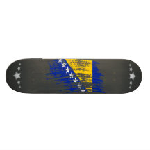 Cool Herzegovian flag design Skateboard
