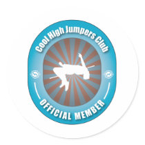 Cool High Jumpers Club stickers