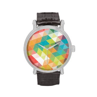 Cool Hipster Pattern Wrist Watches