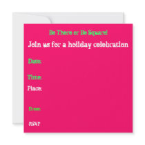 Cool Holiday Invitation by INTHEPRESENT Cool Holiday Invitation