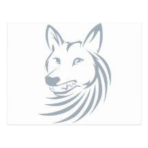 Cool Hunting Coyote Logo Post Card
