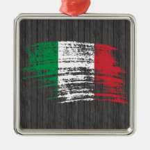 Cool Italian flag design Christmas Ornament
