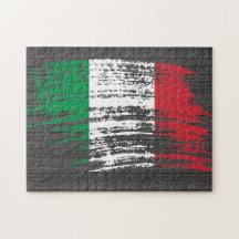 Cool Italian flag design Jigsaw Puzzle