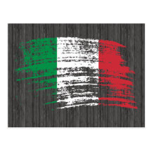 Cool Italian flag design Postcards