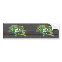 Cool Ivorian flag design Bumper Stickers