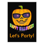 Cool JACK O'Lantern 3032, Let's Party! Custom Invitation