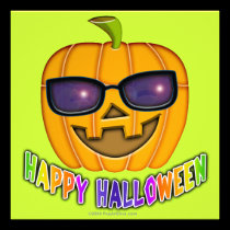 Cool Jack O'Lantern Invitations invitations