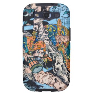 Cool japanese Ancient Legendary Hero Warrior art Galaxy SIII Case