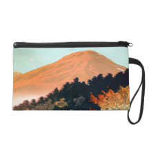 Cool japanese autumn fall mountain Fuji scenery Wristlets