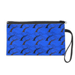 Cool japanese bonsai tree birds stripes pattern wristlet clutches