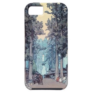 Cool japanese classic Hiroshi Tada forest painting iPhone 5 Cases