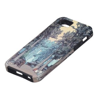 Cool japanese classic Hiroshi Tada forest painting iPhone 5 Cases