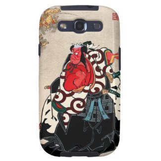 Cool japanese legendary hero warrior samurai art galaxy s3 covers