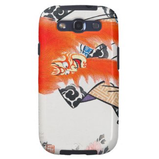 Cool japanese oriental tadamasa kabuki warrior art galaxy s3 cover