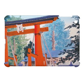 Cool japanese Tokuriki Shrine entrance forest Cover For The iPad Mini